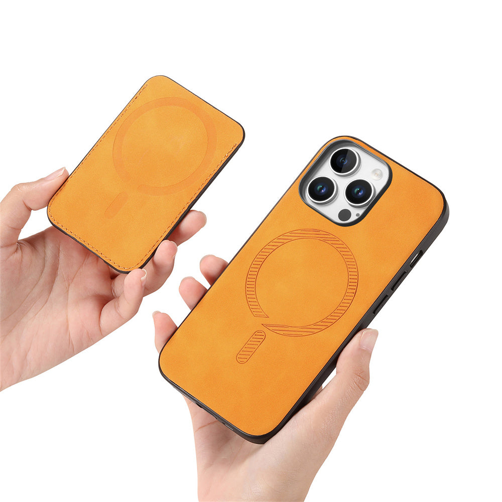 Luxury Detachable Magnetic Wallet iPhone Case – Card Holder, Ring Stand, Shockproof Protection for Secure and Convenient Use