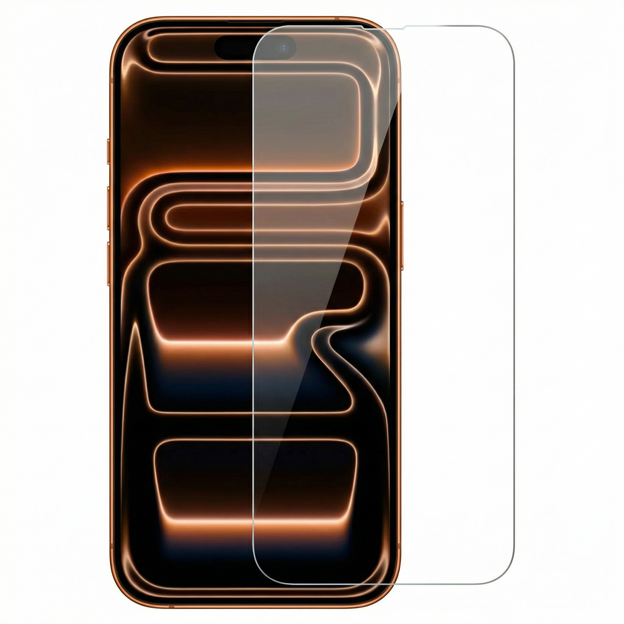 Premium Tempered Glass Screen Protector for Apple iPhone – HD Clear, Anti-Fingerprint, Scratch-Resistant, Bubble-Free, Shatterproof, Ultra-Thin, Case-Friendly Screen Guard – Protective Glass for iPhone Display