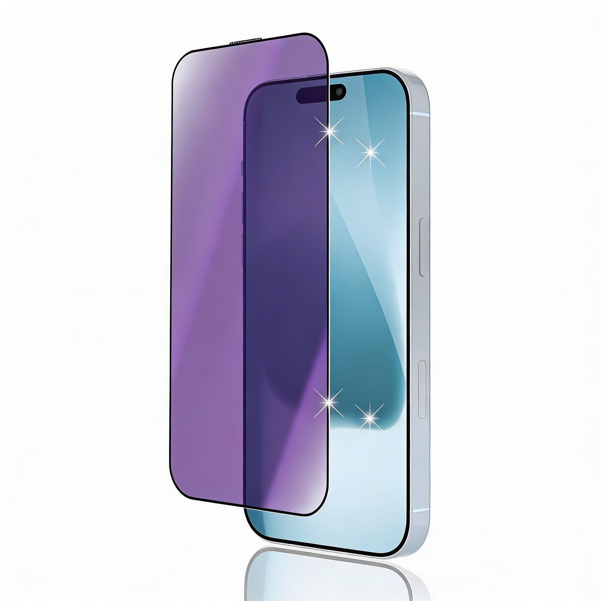 Premium Privacy Screen Protector for iPhone – Anti Blue Light Tempered Glass with Anti-Spy Protection, Scratch Resistance and Full Coverage