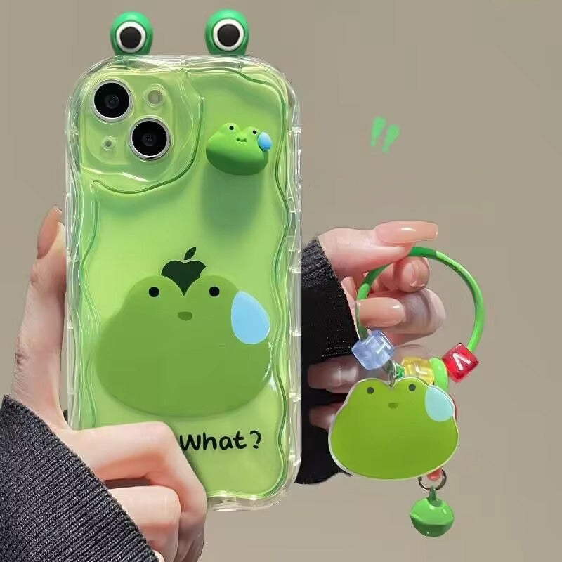 Luxury Apple iPhone Case, MagSafe Compatible, Camera Lens and Screen Protection, Ultra Thin, Shockproof, Magnetic, Full All Around Protection, 3D Animal Keychain Cover