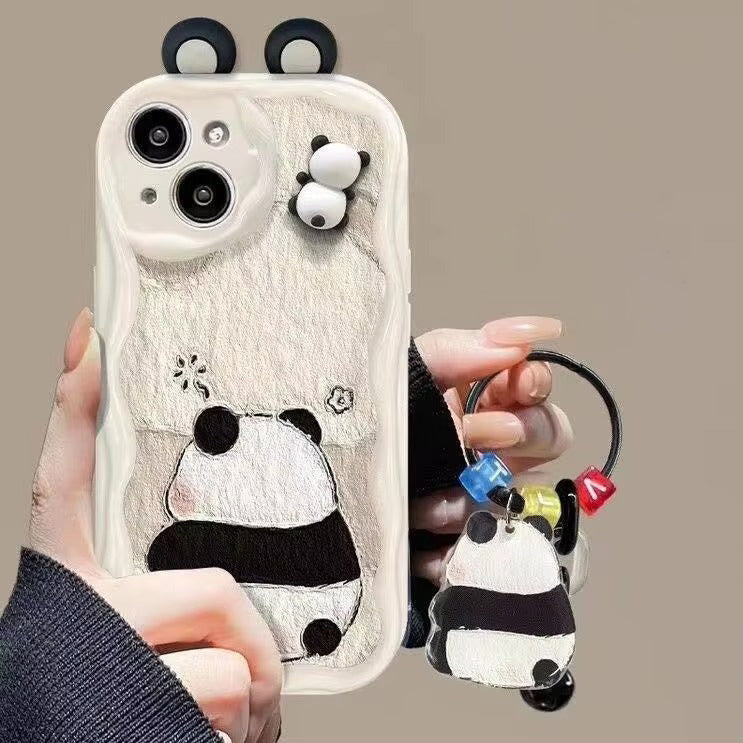 Luxury Apple iPhone Case, MagSafe Compatible, Camera Lens and Screen Protection, Ultra Thin, Shockproof, Magnetic, Full All Around Protection, 3D Animal Keychain Cover