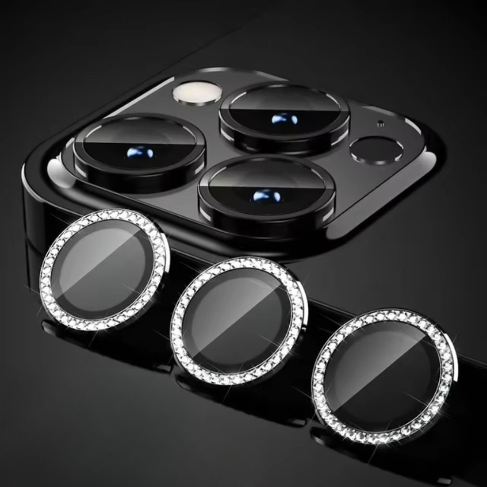 Premium Metal Camera Lens Protector – Tempered Glass Lens Cover Ring with Scratch Resistance, Shock Protection, Anti-Dust Coating and Precision Camera Protection