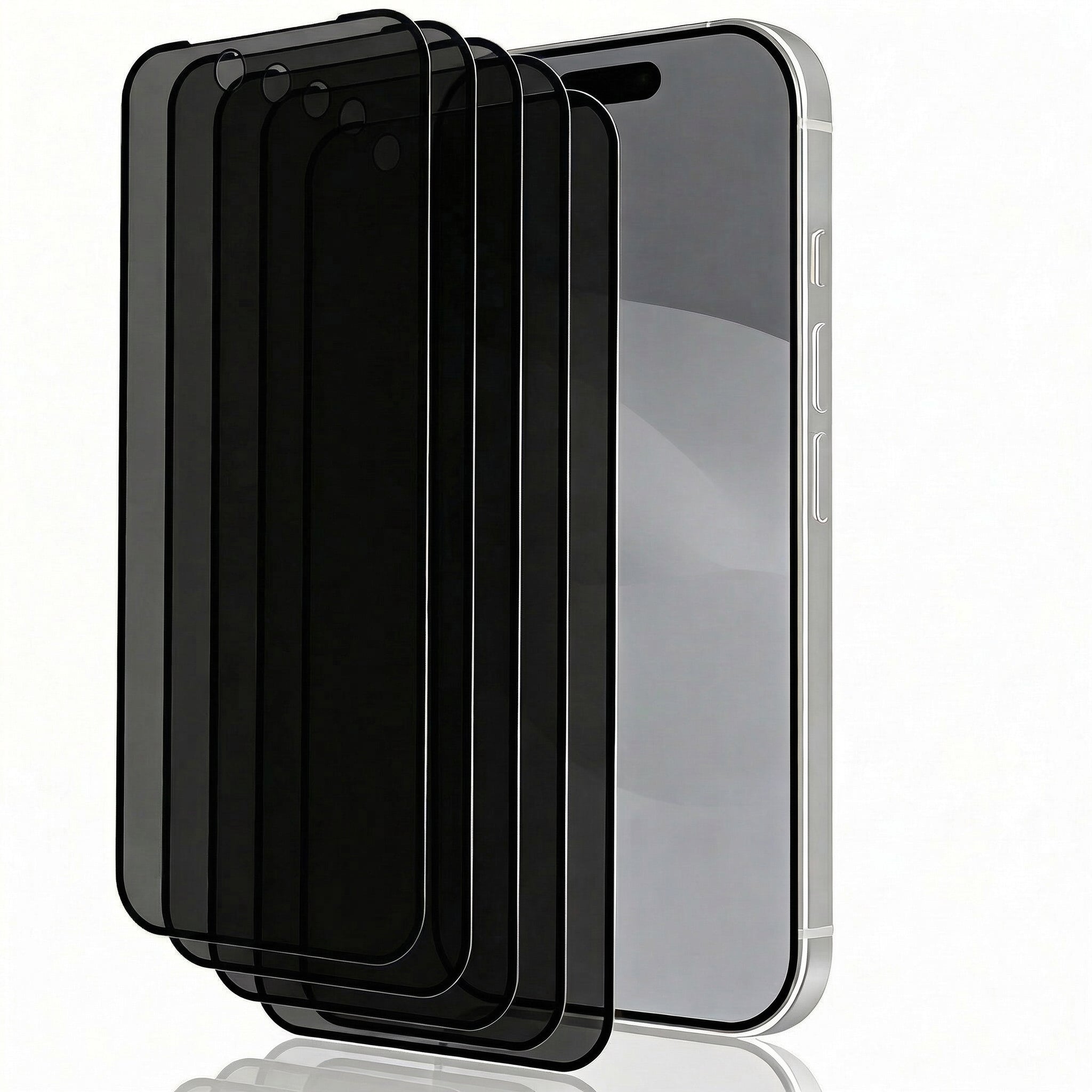 Premium Matte Privacy Screen Protector for iPhone – Anti-Spy Tempered Glass with Oleophobic Coating, Anti-Glare Protection and Easy Installation Frame