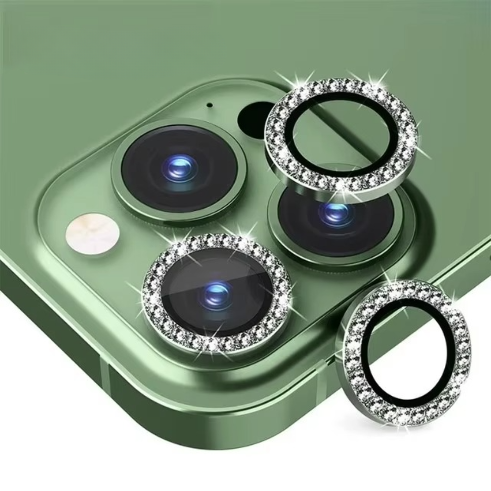 Premium Metal Camera Lens Protector – Tempered Glass Lens Cover Ring with Scratch Resistance, Shock Protection, Anti-Dust Coating and Precision Camera Protection