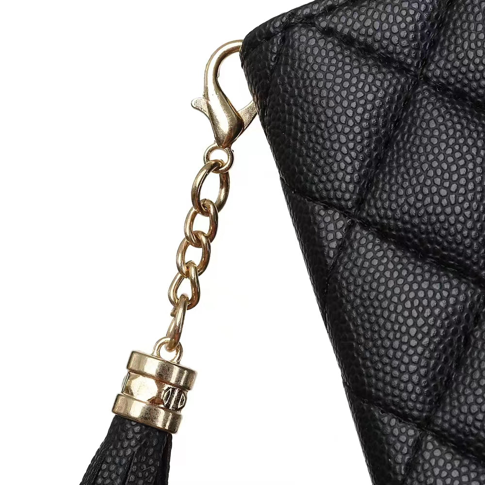 Luxury Wallet Flip Leather iPhone Case – Card Slot, Magnetic Closure, Shockproof Protection, and Premium Design for iPhone