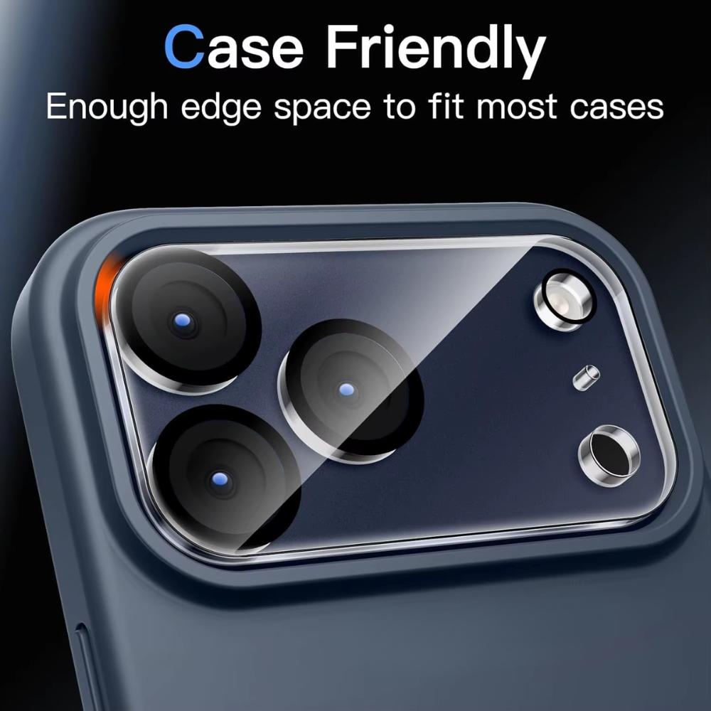 Premium Camera Lens Protector – 9H Tempered Glass Lens Cover with Scratch Resistance, Drop Protection, Ultra-Clear Transparency and Precision Camera Fit