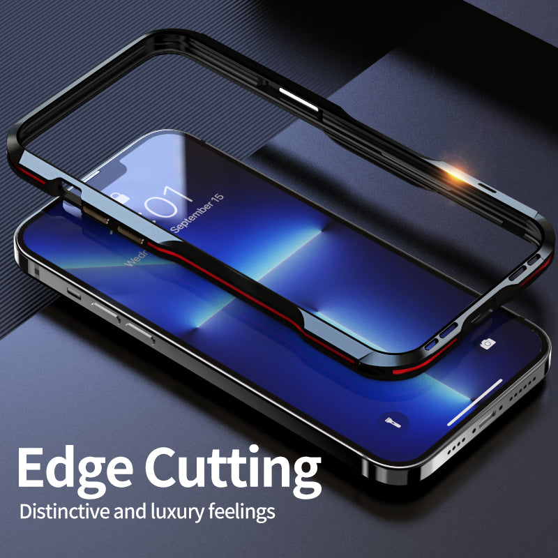 Metal Frame Bumper iPhone Case – Aluminum Detachable Heat Dissipation Cover for iPhone Models, Sleek and Durable Protection