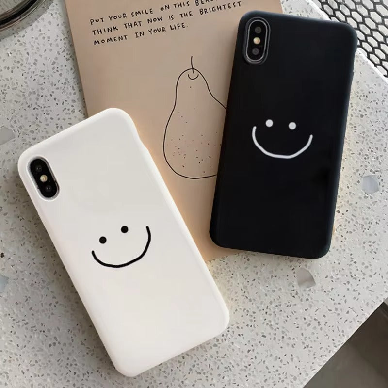Premium Apple iPhone Case, MagSafe Compatible, Camera Lens and Screen Protection, Ultra Thin, Shockproof, Magnetic, Full All Around Protection, Smile Face Couple Cover