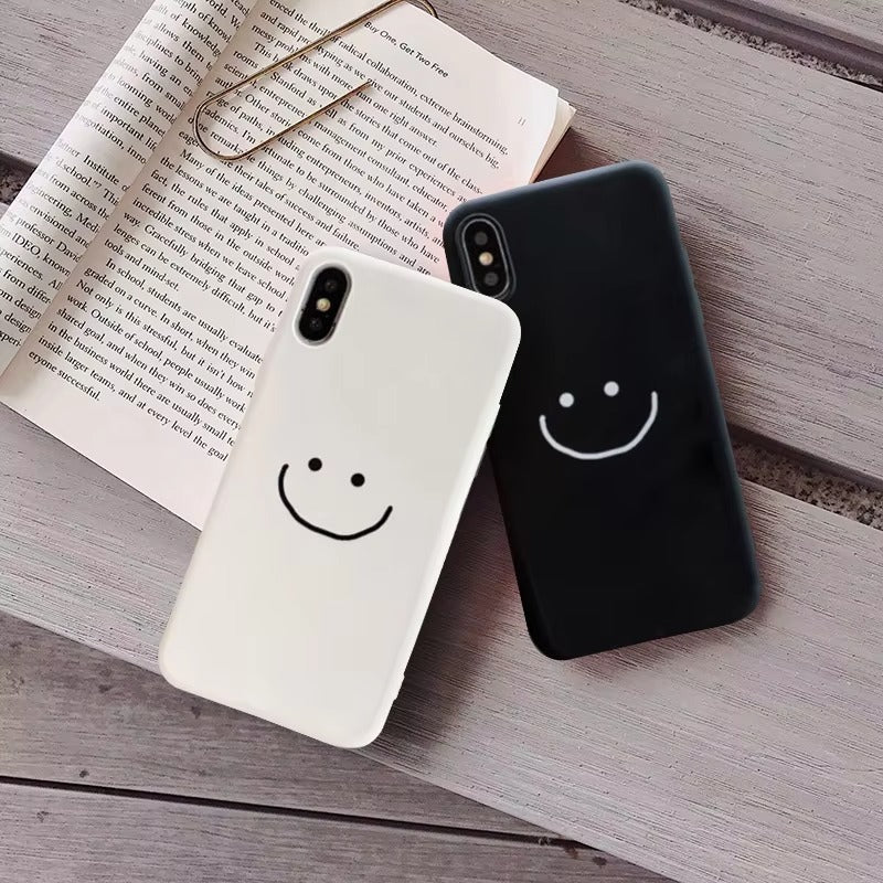 Premium Apple iPhone Case, MagSafe Compatible, Camera Lens and Screen Protection, Ultra Thin, Shockproof, Magnetic, Full All Around Protection, Smile Face Couple Cover