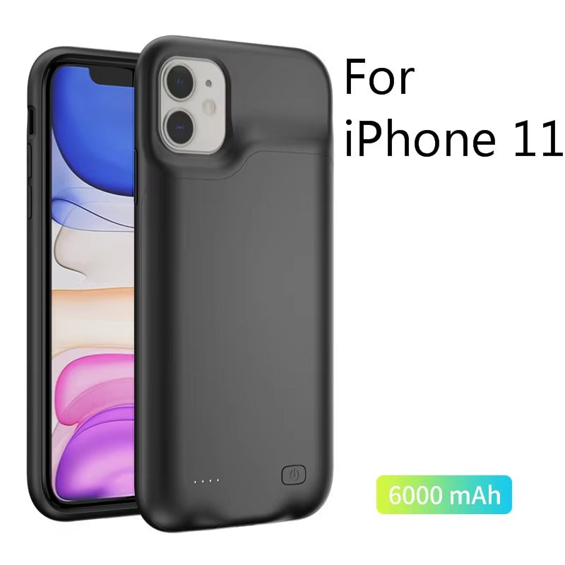 Robuste Apple iPhone Hülle MagSafe kompatibel, Kameraobjektiv- und Displayschutz, ultradünne, stoßfeste, magnetische Rundum-Schutzhülle mit externer Akku-Powerbank