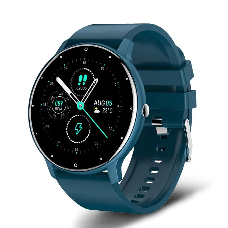 Premium Smartwatch for iPhone – Full Touchscreen Fitness Tracker with Bluetooth, Heart Rate Monitor, IP67 Waterproof