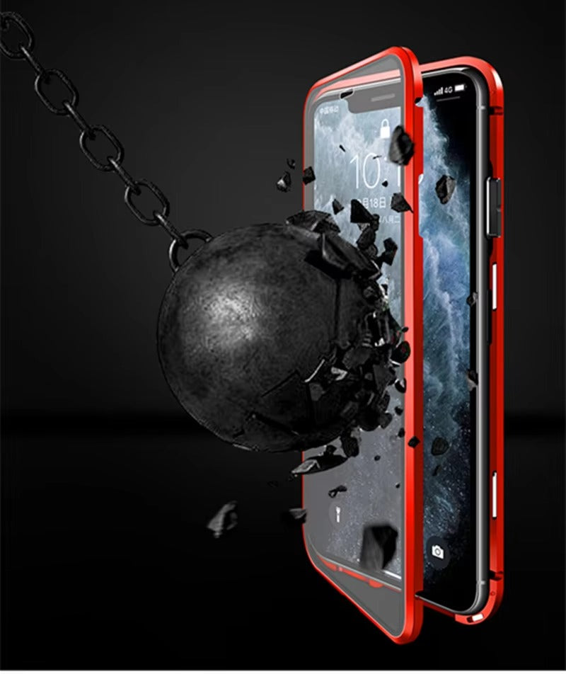 Premium Apple iPhone Case Compatible Camera Lens & Screen Protector Ultra Thin Shockproof Magnetic Full All Around Protection