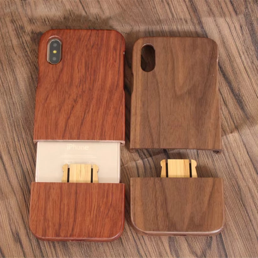 Luxury Apple iPhone Case, MagSafe Compatible, Camera Lens Protection, Screen Protection, Ultra Thin, Shockproof, Magnetic, Full All Around Protection, Wooden Back Cover