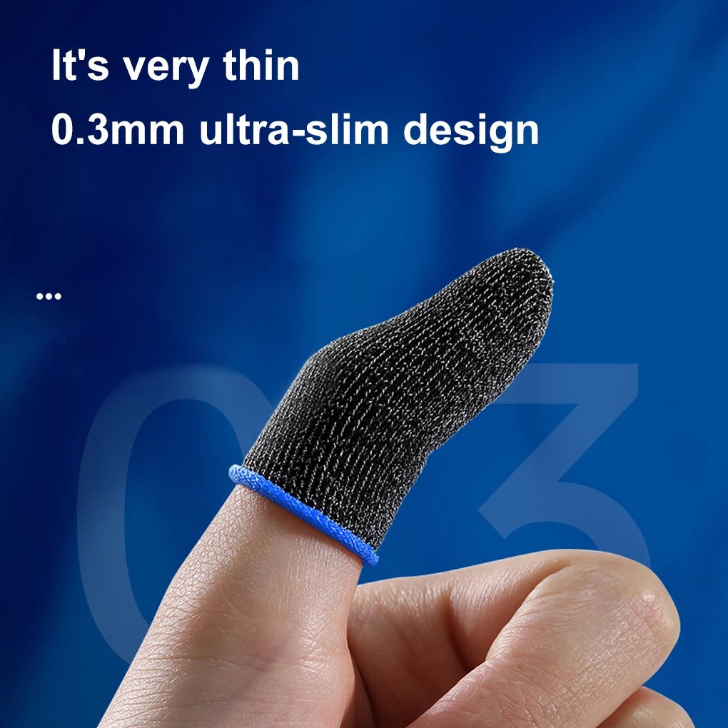 High Quality Gaming Finger Sleeves for iPhone – 10-Pack Breathable Anti-Slip Touchscreen Thumb Gloves for Mobile Gamers