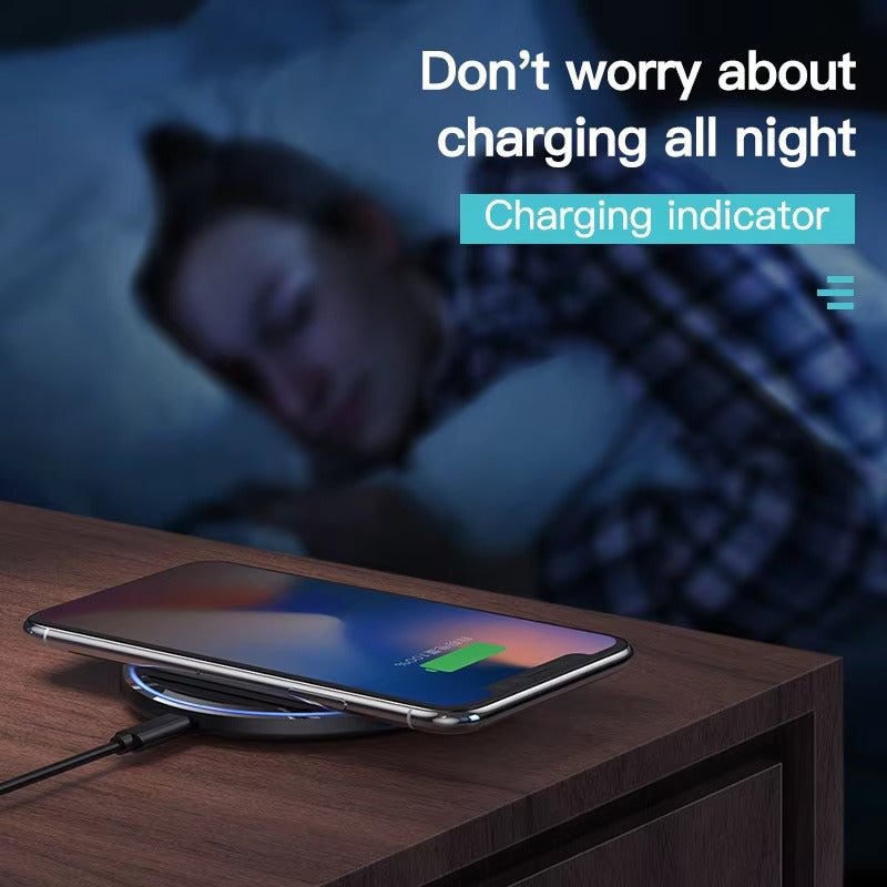 Premium, 30W Wireless Charging Pad – Fast Charger for iPhone, AirPods Pro, Qi-Enabled Devices, Quick Charge Station for Desk