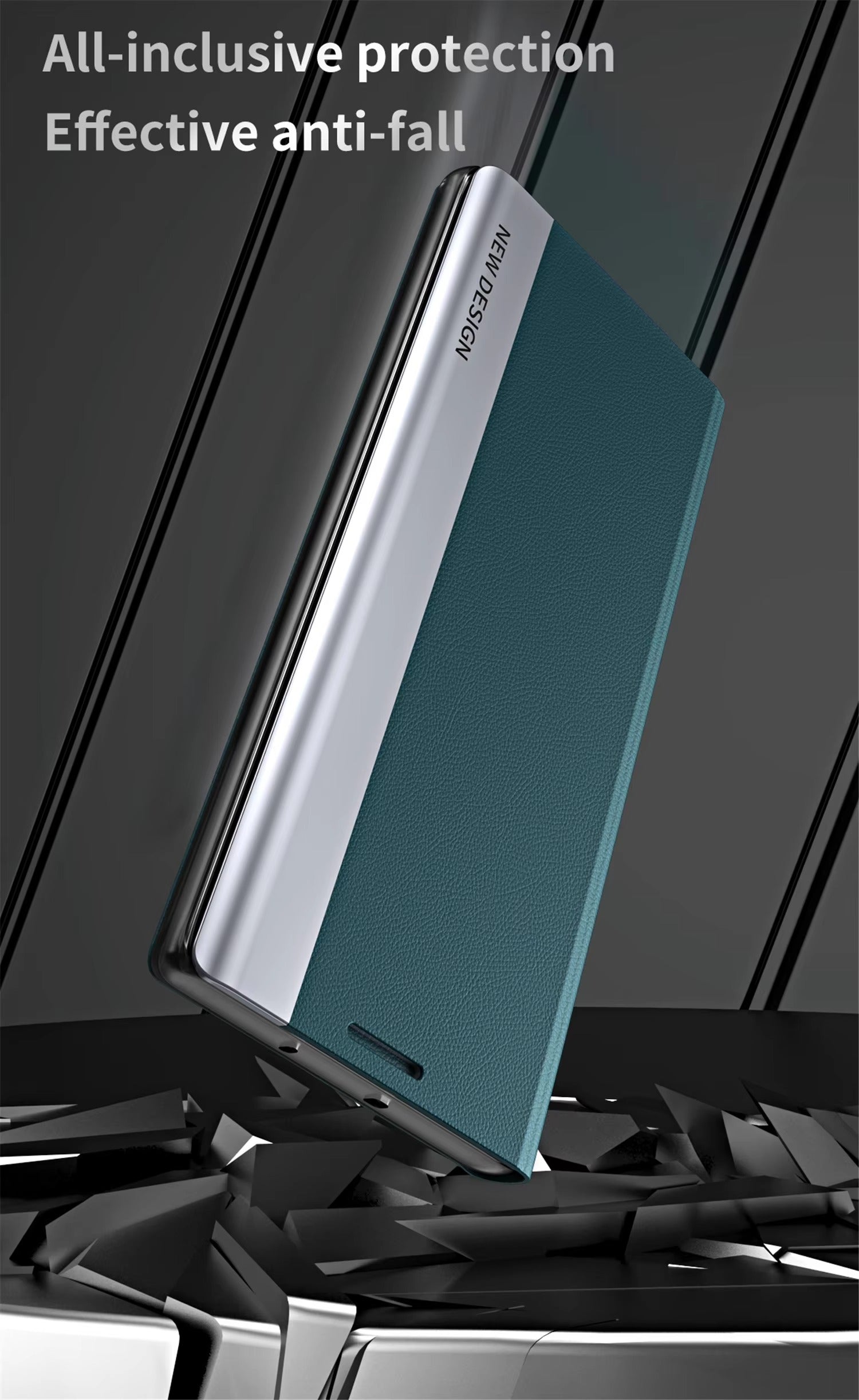 Luxury Apple iPhone Case, MagSafe Compatible, Camera Lens and Screen Protection, Ultra Thin, Shockproof, Magnetic, Full All Around Protection, Leather Flip Stand Cover