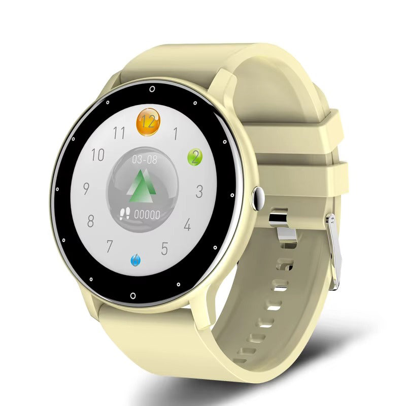 Premium Smartwatch for iPhone – Full Touchscreen Fitness Tracker with Bluetooth, Heart Rate Monitor, IP67 Waterproof