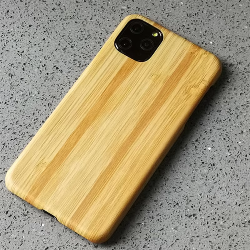 Premium Apple iPhone Case, MagSafe Compatible, Camera Lens Protection, Screen Protection, Ultra Thin, Shockproof, Magnetic, Full All Around Protection, Natural Bamboo Wood Cover