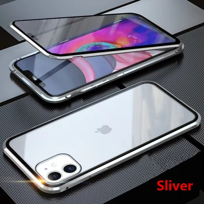 Premium Apple iPhone Case Compatible Camera Lens & Screen Protector Ultra Thin Shockproof Magnetic Full All Around Protection