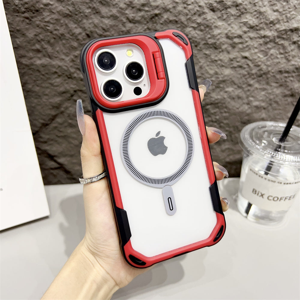 Luxury Armor iPhone Case- Transparent MagSafe Cover, Wireless Charging Compatible Durable & Protective Design Case for iPhone