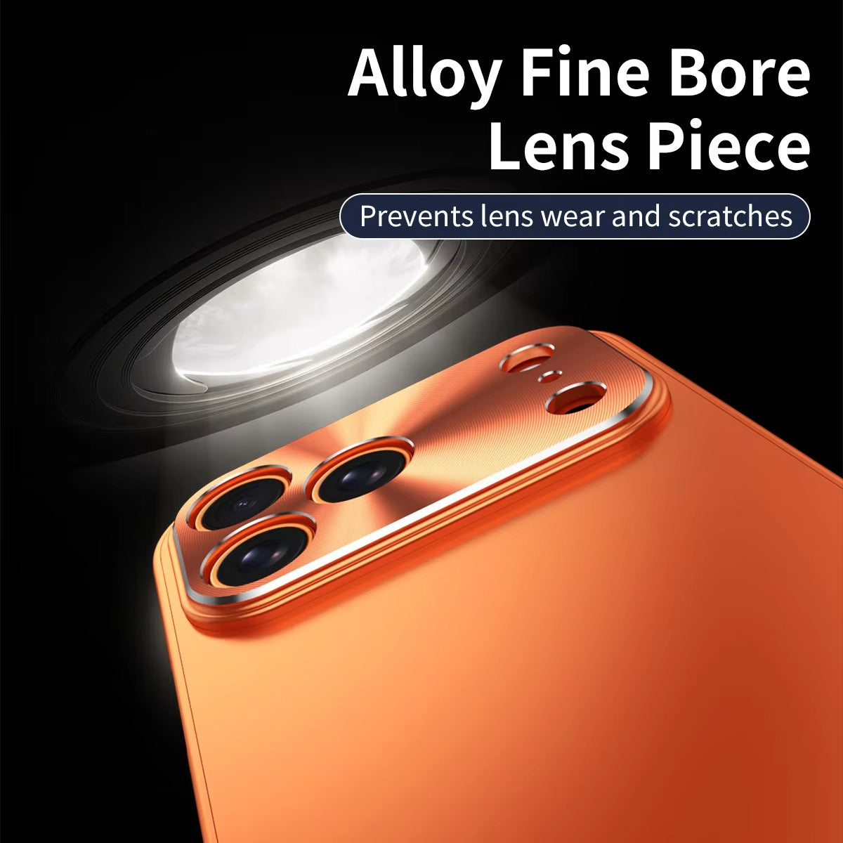 Premium Aluminum Alloy Frame iPhone Case – Ultra Thin Frosted Matte Backplate, Shockproof Protective Cover with Camera Lens Guard