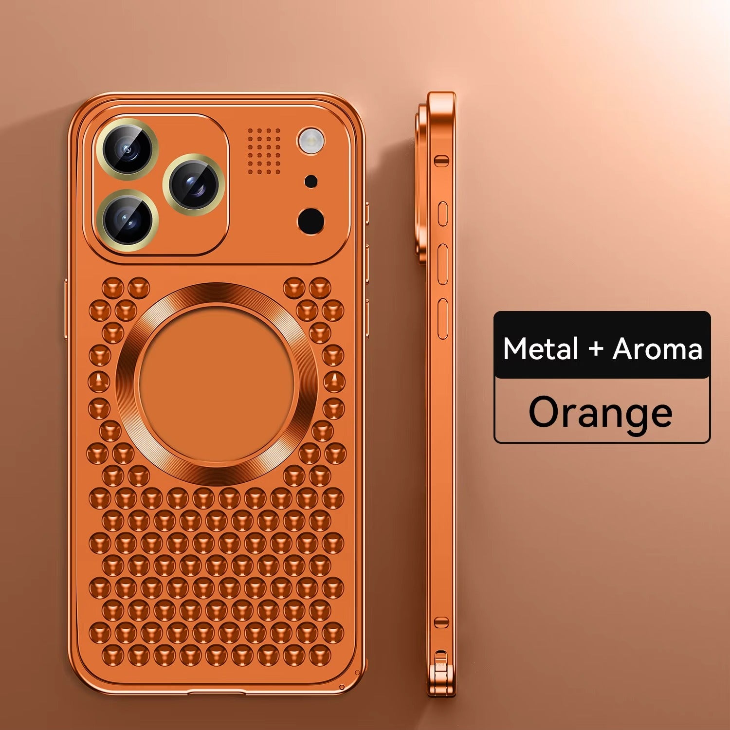 Premium Aluminum Alloy Magnetic iPhone Case – Heat Dissipation Metal Frame Cover with Shockproof Anti-Fall Protection and Camera Lens Guard