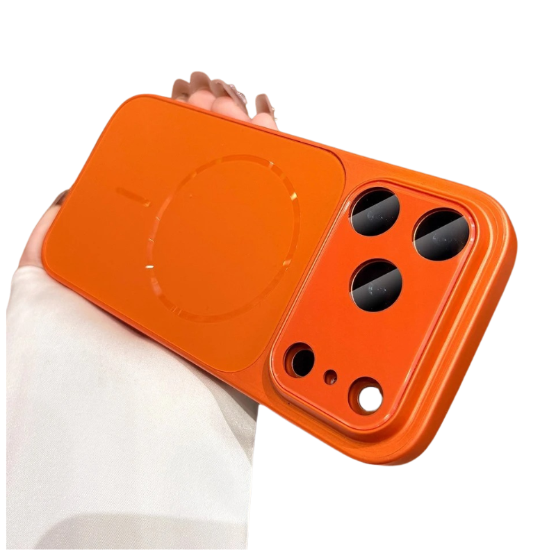 Premium MagSafe iPhone Case – Matte Shockproof Protective Cover with Glass Camera Lens Guard, Camera Control Button and Anti-Fingerprint Finish