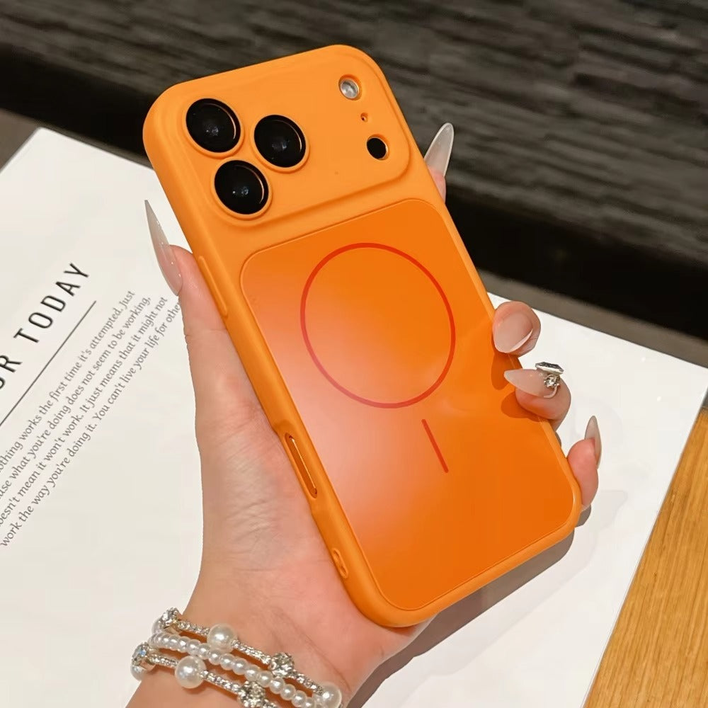 Premium MagSafe iPhone Case – Matte Shockproof Protective Cover with Glass Camera Lens Guard, Camera Control Button and Anti-Fingerprint Finish