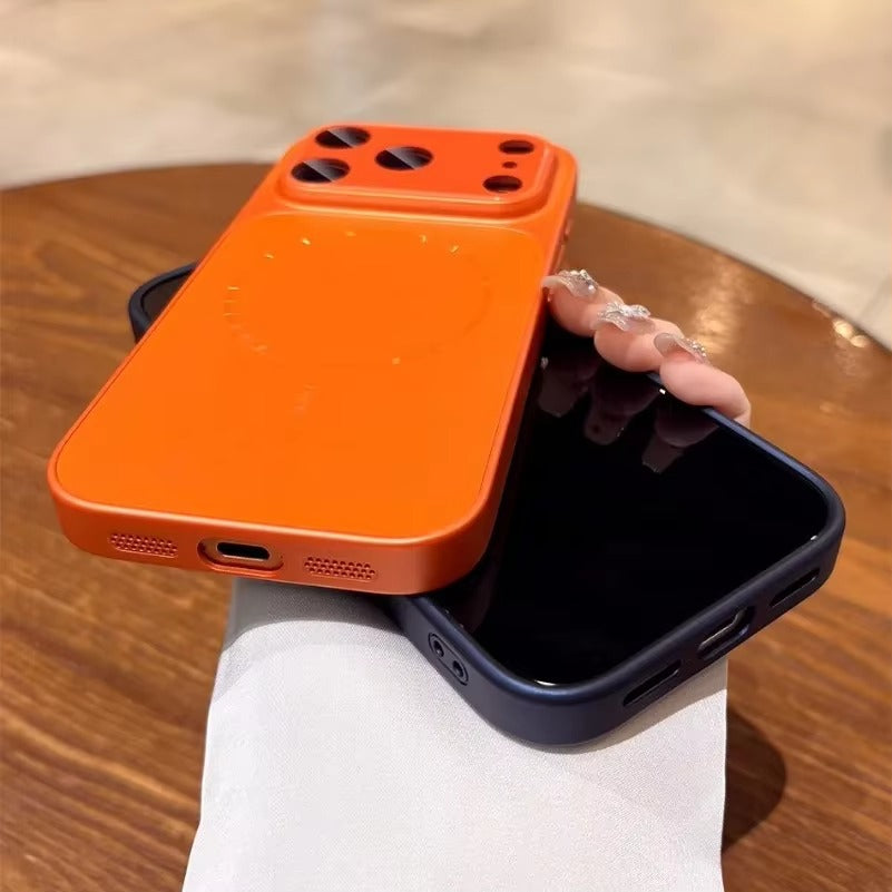 Premium MagSafe iPhone Case – Matte Shockproof Protective Cover with Glass Camera Lens Guard, Camera Control Button and Anti-Fingerprint Finish