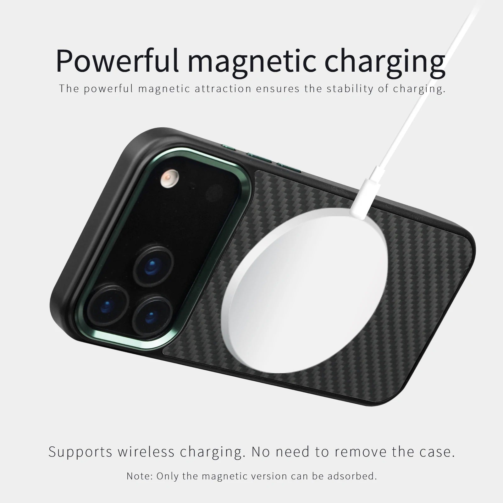 Premium Aramid Kevlar Fiber iPhone Case – MagSafe Compatible Magnetic Cover with Ultra Thin Lightweight Design and Full Protection