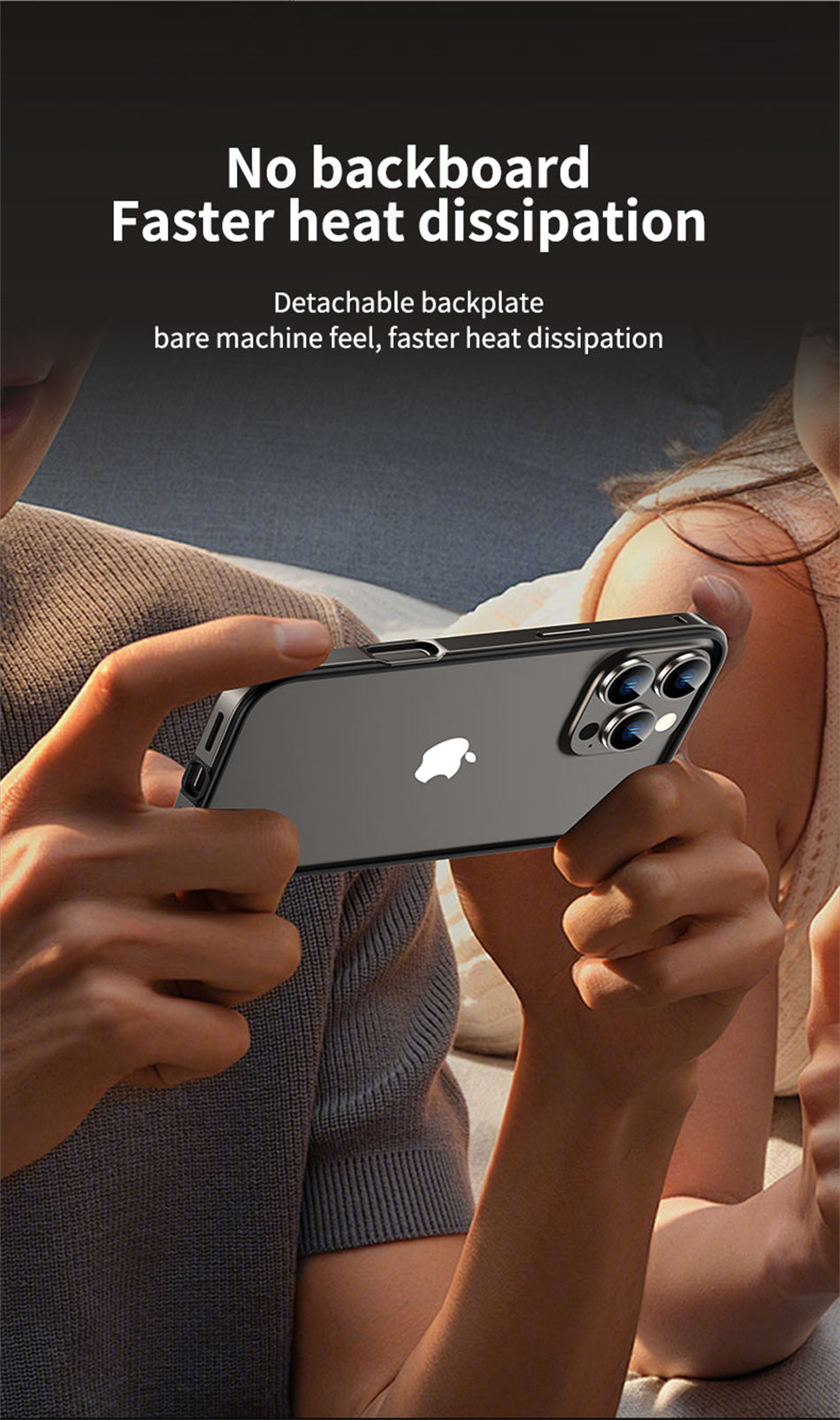 Luxury 2-in-1 Clear Acrylic iPhone Case - Ultra-Thin Aluminum Metal Lens Frame, Alloy Bumper, Design | Case for iPhone