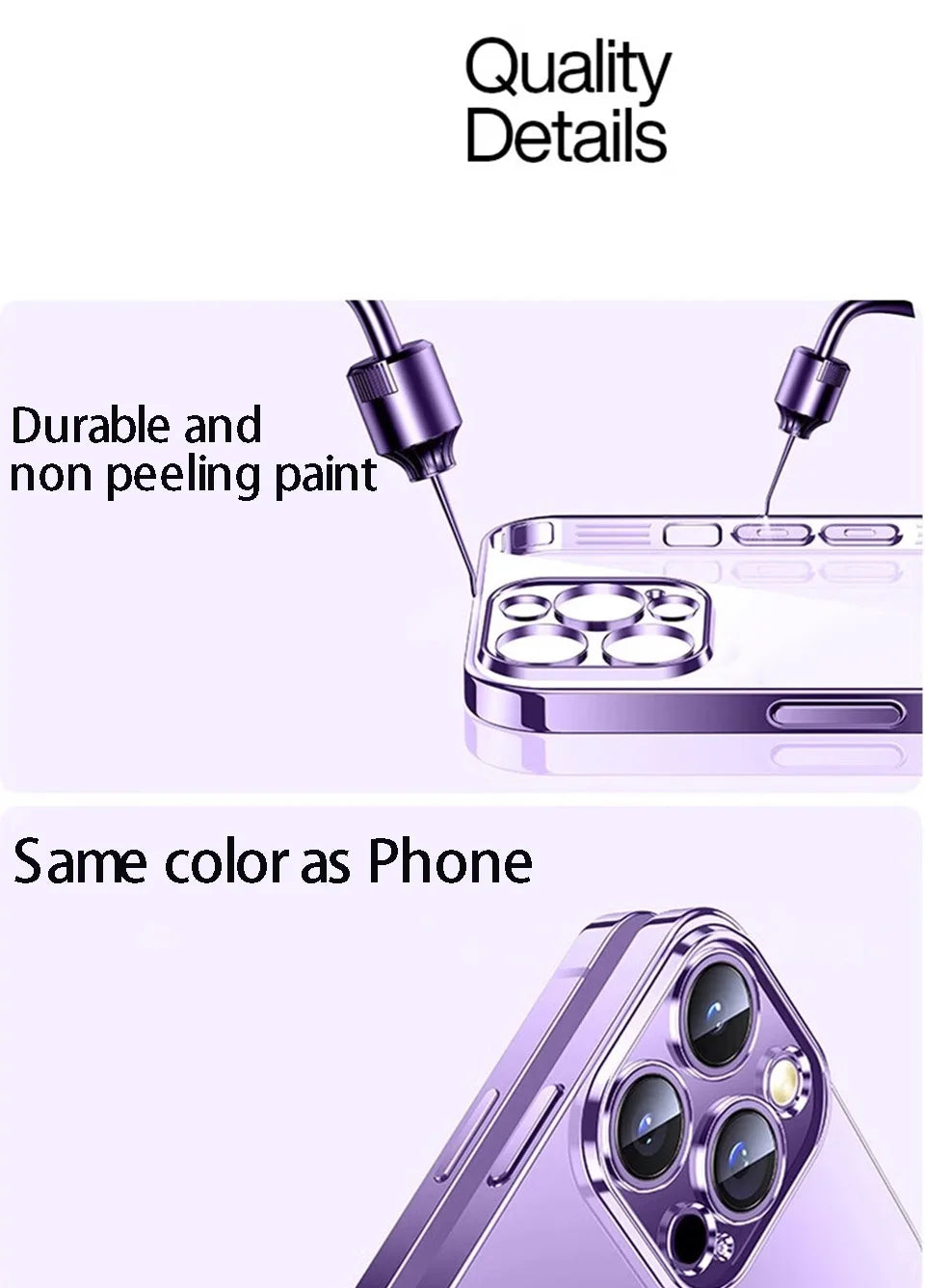 Luxury Plating Transparent Silicone Case – High Quality, Shockproof, Ultra Slim, HD Lens Protection, Durable Soft Cover,