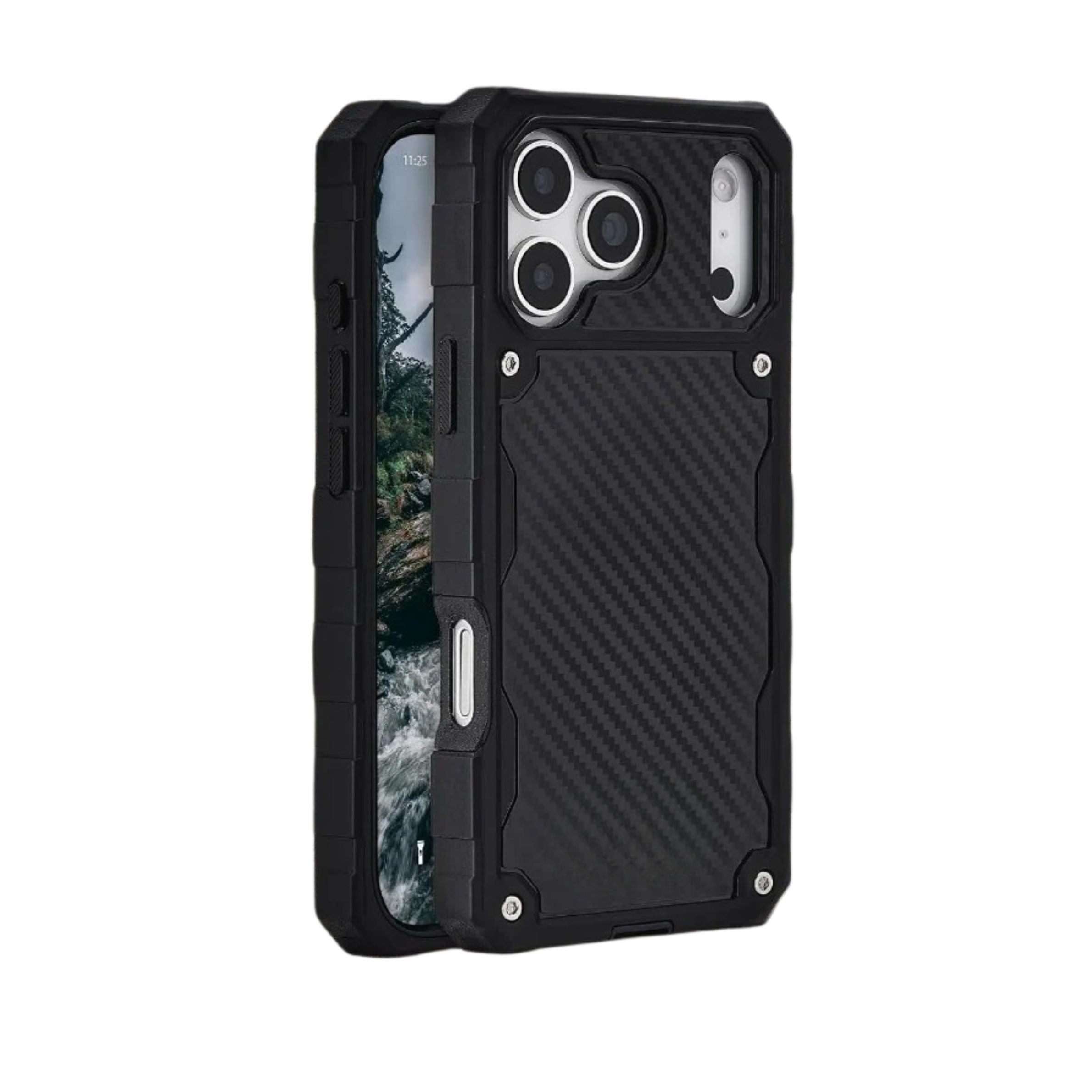 Premium Rugged iPhone Case – MagSafe Compatible Heavy Duty Shockproof Cover with Military-Grade Drop Protection and Anti-Slip Grip