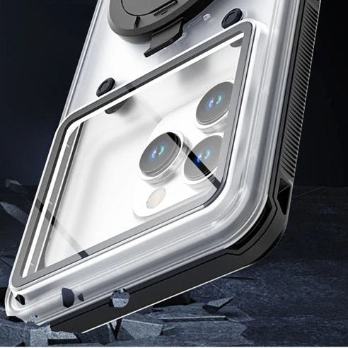 Premium IP68 Waterproof iPhone Case – Full Body Shockproof Protective Cover with Vacuum Seal System, Underwater Protection and Touchscreen Access