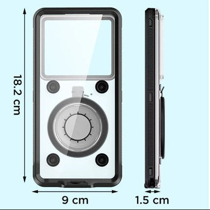 Premium IP68 Waterproof iPhone Case – Full Body Shockproof Protective Cover with Vacuum Seal System, Underwater Protection and Touchscreen Access