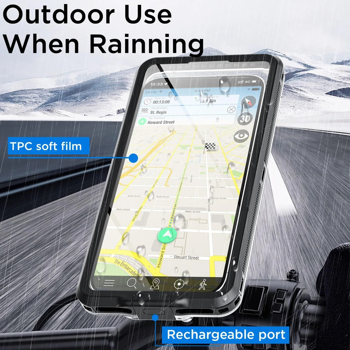 Premium IP68 Waterproof iPhone Case – Full Body Shockproof Protective Cover with Vacuum Seal System, Underwater Protection and Touchscreen Access