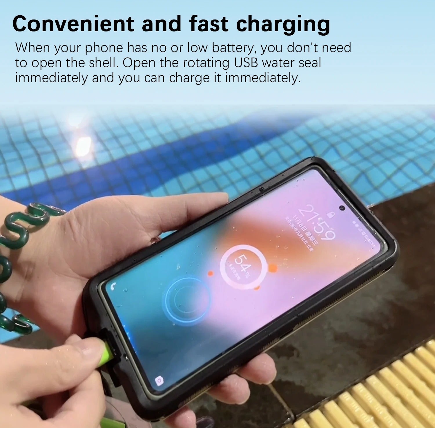 Premium IP68 Waterproof iPhone Case – Full Body Shockproof Protective Cover with Vacuum Seal System, Underwater Protection and Touchscreen Access