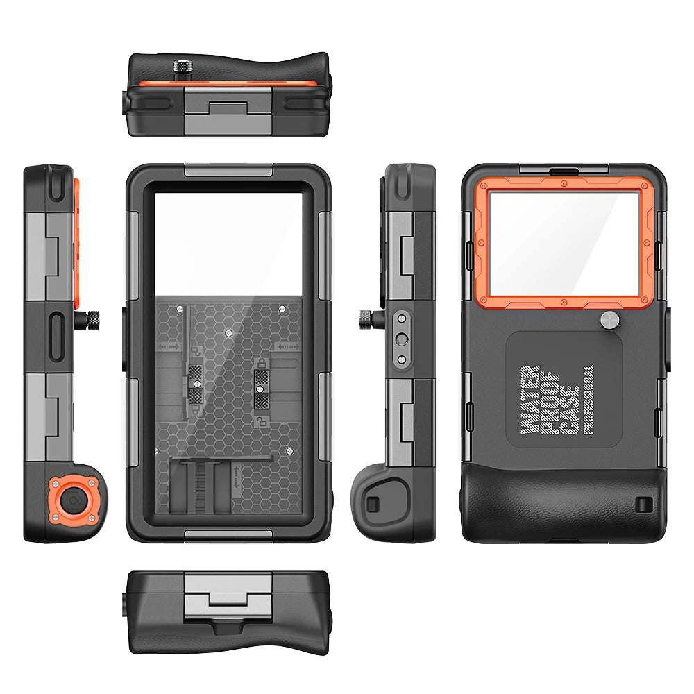 IP68 Waterproof iPhone Case – Full Body Shockproof Cover with 15m Underwater Protection, Anti-Scratch Seal and Secure Lanyard for Diving