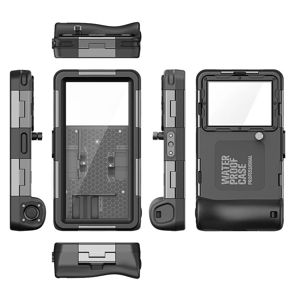 IP68 Waterproof iPhone Case – Full Body Shockproof Cover with 15m Underwater Protection, Anti-Scratch Seal and Secure Lanyard for Diving