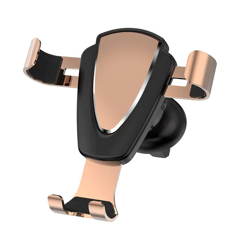 Luxury Gravity Car Phone Holder for iPhone – Air Vent Clip Mount, Hands-Free Mobile Stand, Secure GPS Navigation Support