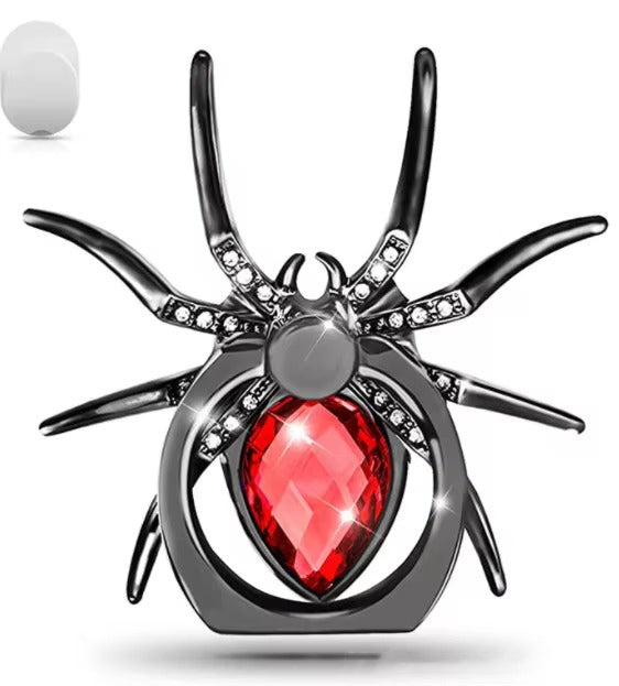 Luxury, Diamond Shiny Gems, Metal Phone Ring Holder – Rotatable, 360° Grip Stand Mount for Apple iPhone