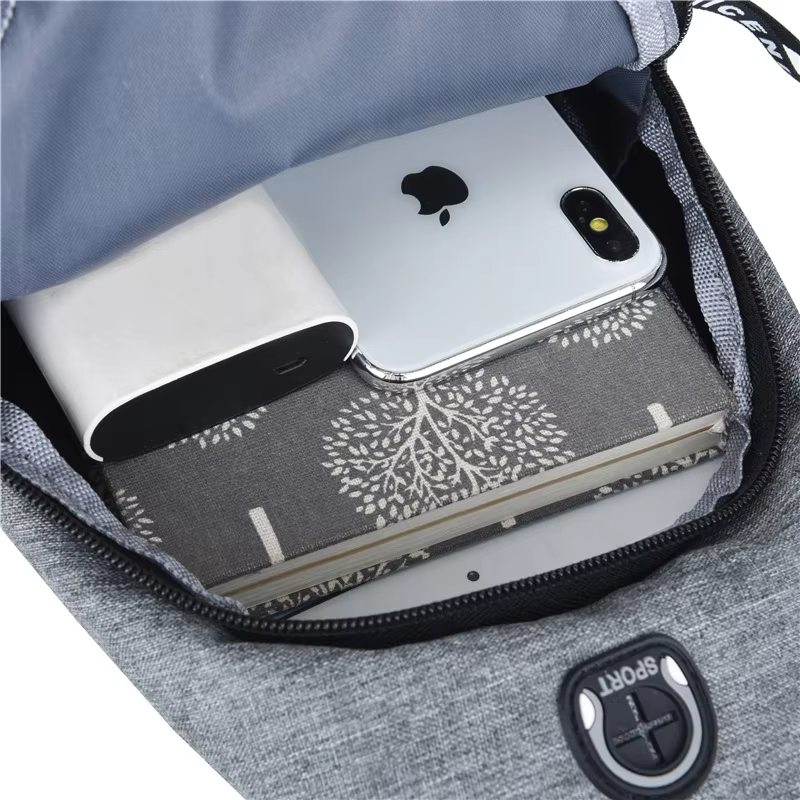 Premium Waterproof Crossbody Chest Bag for Men – Multifunctional Oxford Fabric Shoulder Sling with Anti-Theft Pocket, Stylish Casual Travel Pack