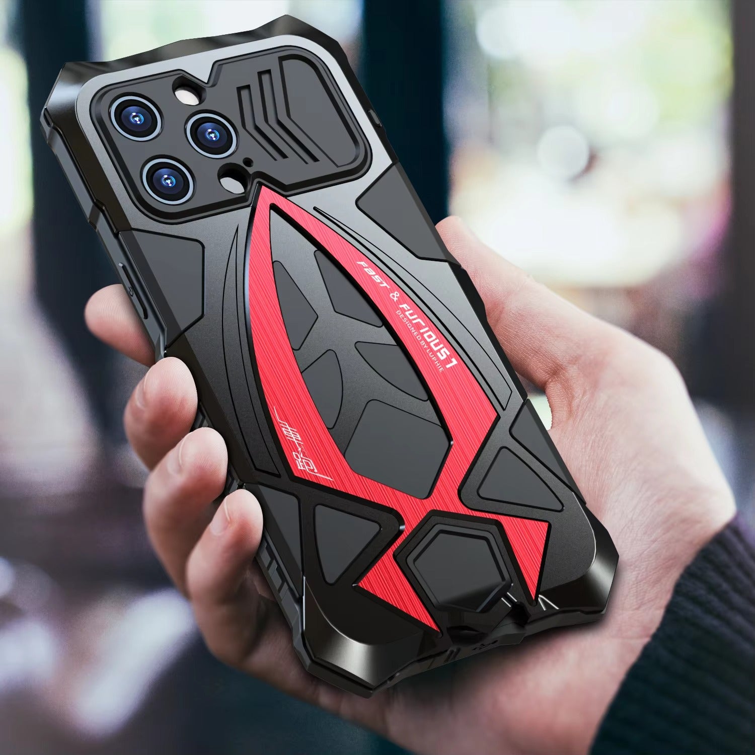 Robust Apple iPhone Case, MagSafe Compatible, Camera Lens & Screen Protection, Ultra Thin, Shockproof, Magnetic Full All Around Cover – 360° Full-Dome Armor Metal Case with Aluminum Bumper & Hybrid Rugged Protection