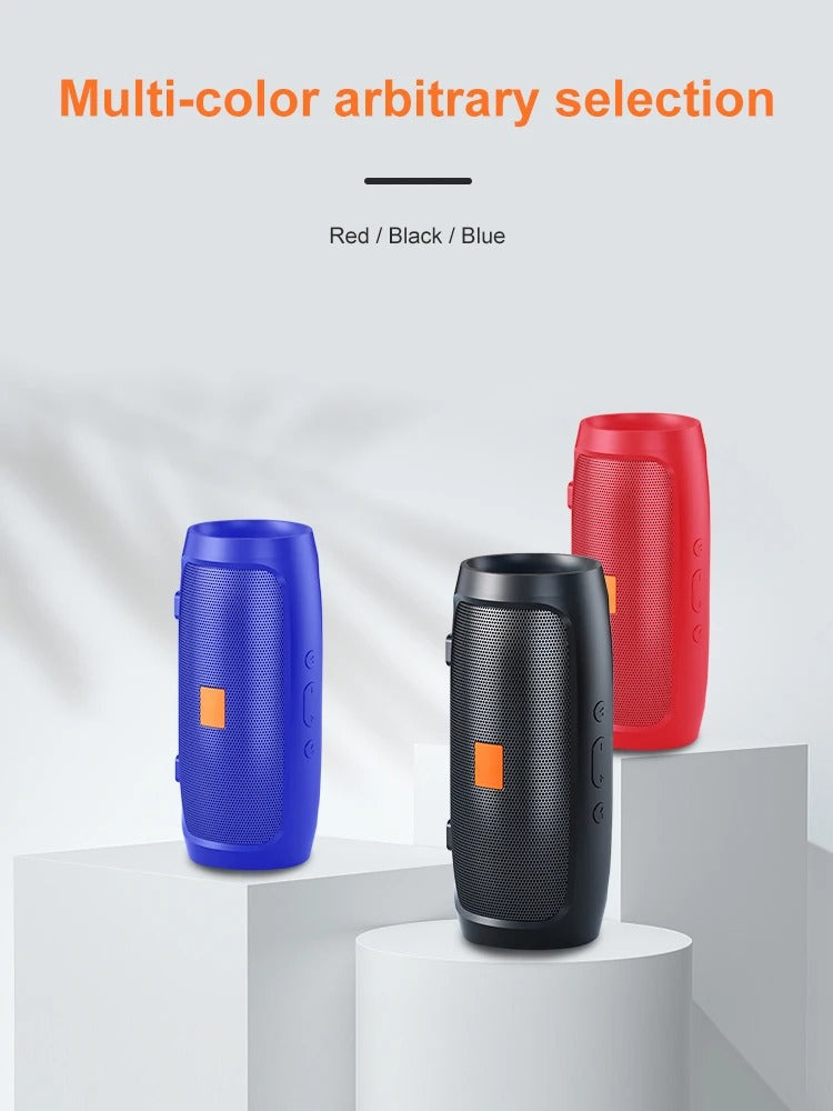 High Quality Portable Bluetooth Speaker for iPhone – Dual Stereo Subwoofer with FM Radio, TF/USB Playback, Loud Outdoor