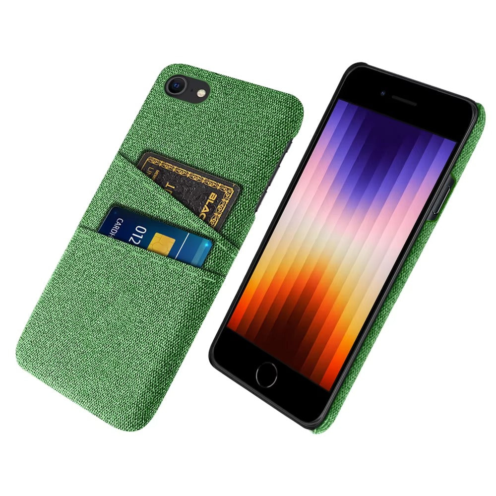 Premium Apple iPhone Case, MagSafe Compatible, Camera Lens and Screen Protection, Ultra Thin, Shockproof, Magnetic, Full All Around Protection, Dual Card Fabric Cover