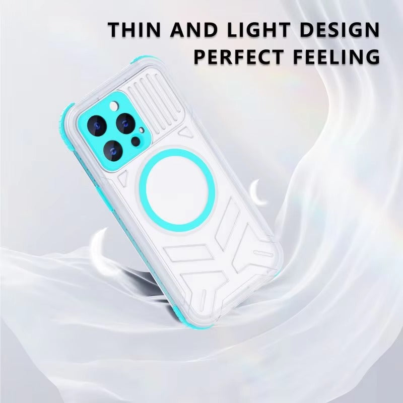 Luxury Apple iPhone Case MagSafe Compatible, Camera Lens & Screen Protection, Cover with IP68 Sealed Sport Design