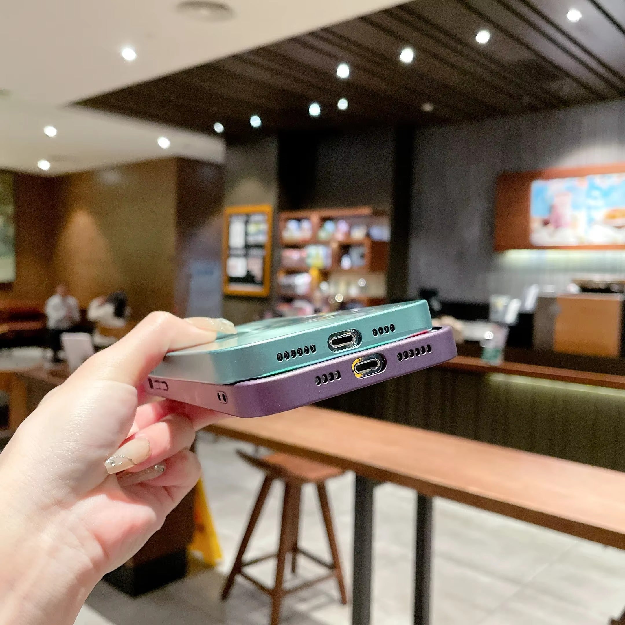 Luxury Aurora Apple iPhone Case, MagSafe Compatible, Ultra Thin Magnetic Shockproof Full Protection Cover