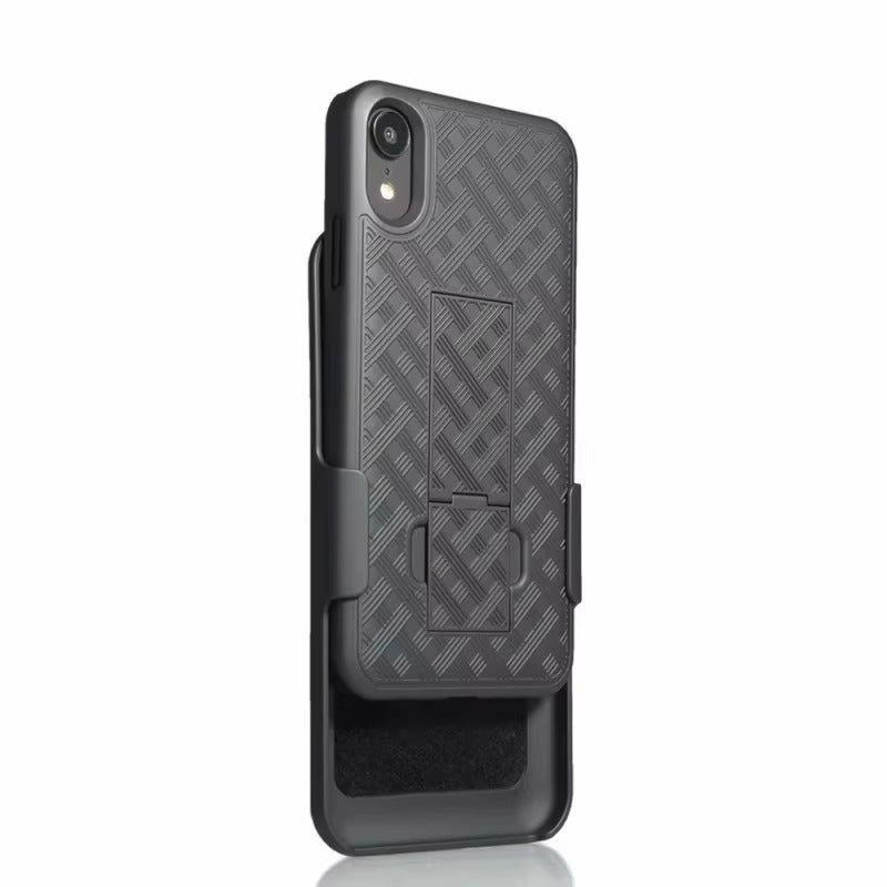 Robust Apple iPhone Case, MagSafe Compatible, Camera Lens & Screen Protection, Ultra Thin, Shockproof, Magnetic Full All Around Cover – Hybrid Defender Holster Case with Belt Clip for Rugged Daily Protection