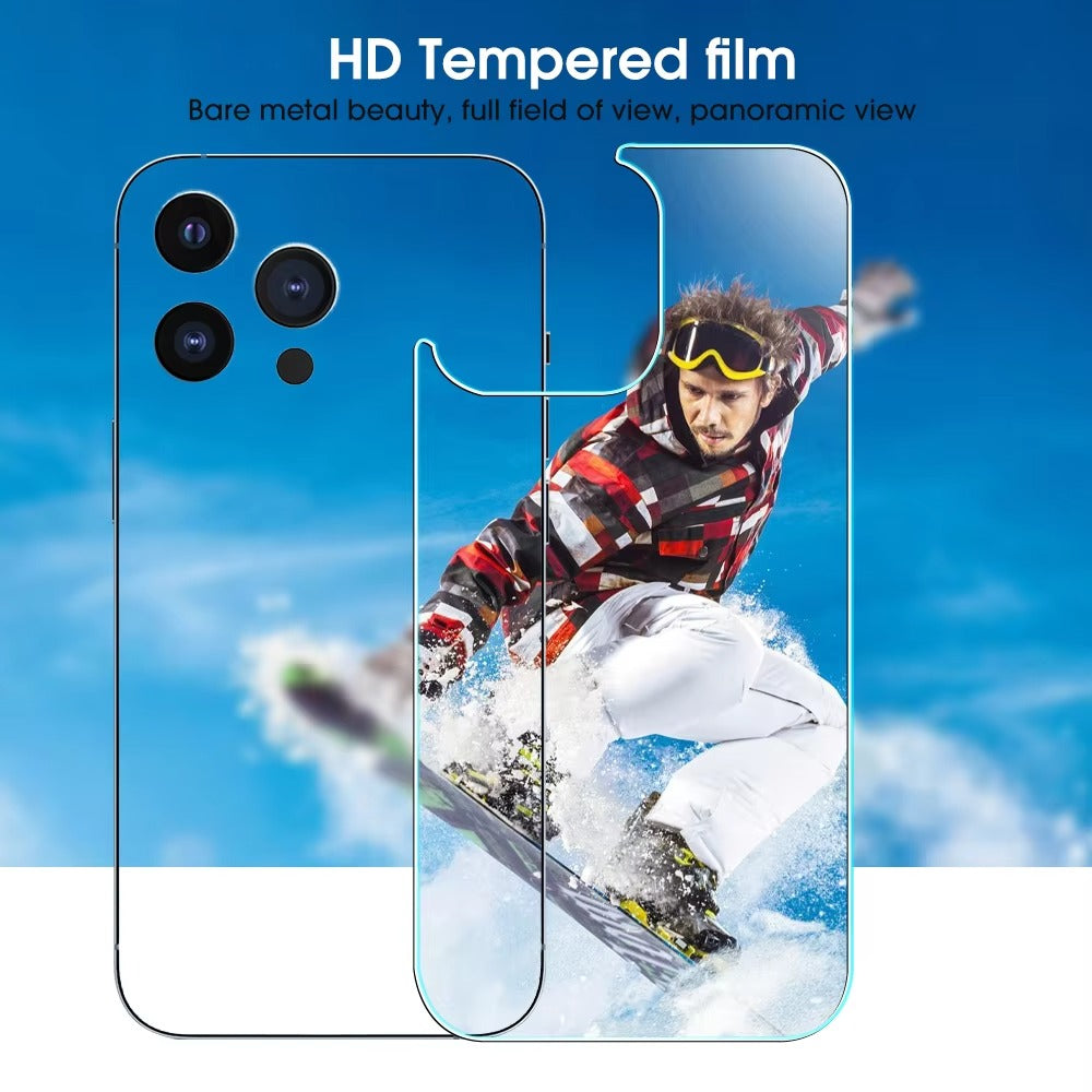 High Quality Rear Tempered Glass Screen Protector – 1/3PCS Back Film Cover for Mobile Phones, Compatible with iPhone Plus