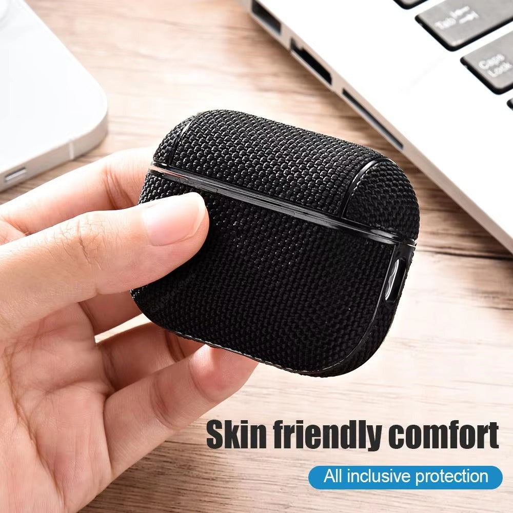 High-Quality Waterproof Nylon Case for AirPods Pro 1/2/3, USB-C Charging, Shockproof Protective Pouch for 4th Gen Wireless Earbuds and Headphones